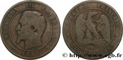 Dix centimes Napoléon III, tête nue 1857 Strasbourg F.133/43