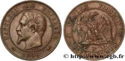 Dix centimes Napoléon III, tête nue 1856 Lyon F.133/37