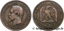 Dix Centimes Napoléon III tête nue 1853 Marseille F.133/8