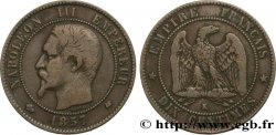 Dix centimes Napoléon III, tête nue 1857 Bordeaux F.133/44