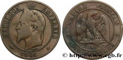 Dix centimes Napoléon III, tête laurée 1861 Paris F.134/4