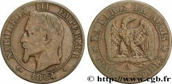 Cinq centimes Napoléon III, tête laurée 1864 Paris F.117/13