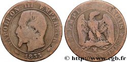 Cinq centimes Napoléon III, tête nue 1855 Marseille F.116/26