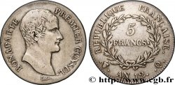 5 francs Bonaparte Premier Consul 1804 Perpignan F.301/23