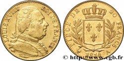 20 francs or Louis XVIII, buste habillé 1814 Paris F.517/1