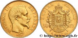 50 francs or Napoléon III, tête nue 1857 Paris F.547/4
