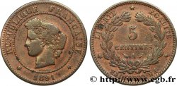 5 centimes Cérès 1891 Paris F.118/33