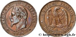 Dix centimes Napoléon III, tête laurée 1865 Paris F.134/16