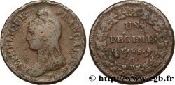 Un décime Dupré, grand module 1797 Paris F.129/1