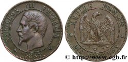Dix centimes Napoléon III, tête nue 1857 Lille F.133/45