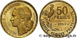 Essai-piéfort au double de 50 francs Guiraud 1952 Paris GEM.221 EP1 SPL64 