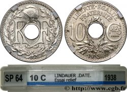 Essai de 10 centimes Lindauer, Bronze-Nickel 1938 Paris GEM.40 3