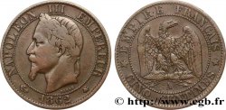 Cinq centimes Napoléon III, tête laurée 1862 Paris F.117/7