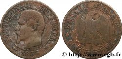 Cinq centimes Napoléon III, tête nue 1853 Rouen F.116/2