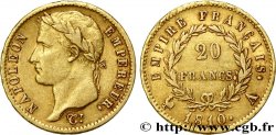20 francs or Napoléon, tête laurée, Empire français 1810 Paris F.516/8