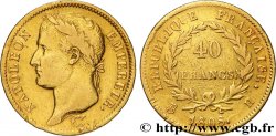 40 francs or Napoléon tête laurée, République française 1808 La Rochelle F.540/3