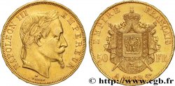 50 francs or Napoléon III, tête laurée 1862 Paris F.548/1