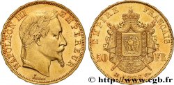 50 francs or Napoléon III, tête laurée 1866 Strasbourg F.548/7