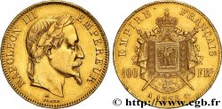 100 francs or Napoléon III, tête laurée 1866 Paris F.551/6