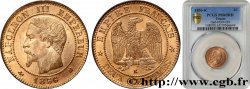 Deux centimes Napoléon III, tête nue 1856 Bordeaux F.107/41 ST65 PCGS