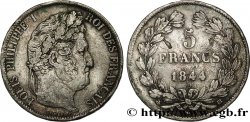 5 francs IIIe type Domard 1844 Strasbourg F.325/3