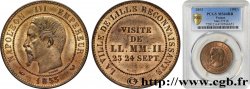 Module de dix centimes, Visite impériale à Lille les 23 et 24 septembre 1853 1853 Lille VG.3365 