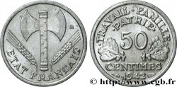 50 centimes Francisque, lourde 1942 Paris F.195/3