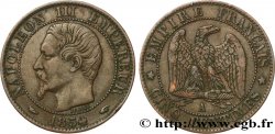 Cinq centimes Napoléon III, tête nue 1854 Paris F.116/8