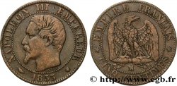 Cinq centimes Napoléon III, tête nue 1855 Marseille F.116/26