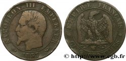 Cinq centimes Napoléon III, tête nue 1857 Lille F.116/43