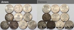 Lot de 10 pièces de 100 francs commémoratives - - F.-/