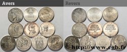 Lot de 10 pièces de 100 francs commémoratives - - F.-/