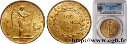 100 francs or Génie, tranche inscrite en relief Dieu protège la France 1882 Paris F.552/5