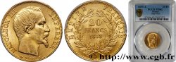 20 francs or Napoléon III, tête nue 1853 Paris F.531/1