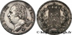 2 francs Louis XVIII 1822 Paris F.257/36