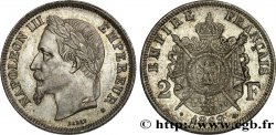 2 francs Napoléon III, tête laurée 1869 Strasbourg F.263/11
