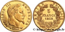 5 francs or Napoléon III, tête laurée 1868 Paris F.502/13