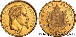 20 francs or Napoléon III, tête laurée 1862 Paris F.532/3
