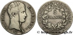 5 francs Napoléon Empereur, Calendrier grégorien 1806 Bayonne F.304/7