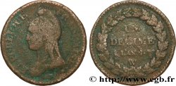 Un décime Dupré, grand module 1799 Lille F.129/44