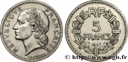 5 francs Lavrillier, nickel 1937  F.336/6