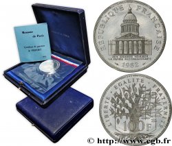 Piéfort Belle Épreuve Argent de 100 francs Panthéon 1982 Pessac GEM.232 P1