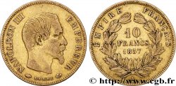 10 francs or Napoléon III, tête nue 1857 Paris F.506/4