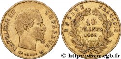10 francs or Napoléon III, tête nue 1859 Paris F.506/7