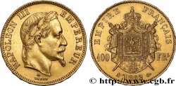100 francs or Napoléon III, tête laurée 1862 Paris F.551/1 VZ60 