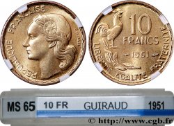 10 francs Guiraud 1951  F.363/4