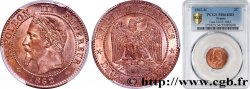 Deux centimes Napoléon III, tête laurée 1862 Bordeaux F.108A/7