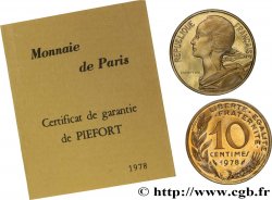 Piéfort Br-Al de 10 centimes Marianne 1978 Pessac GEM.46 P1