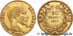 20 francs or Napoléon III, tête nue 1856 Paris F.531/9