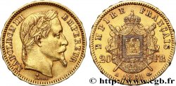 20 francs or Napoléon III, tête laurée 1861 Paris F.532/1